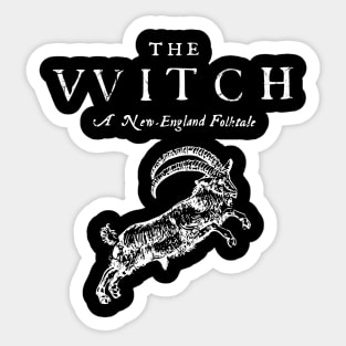 the witch a new england folktale Sticker